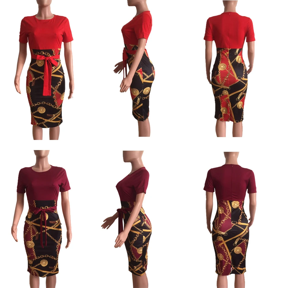 Fadzeco новый стиль африканская женская одежда Дашики модный принт ткань юбка взять