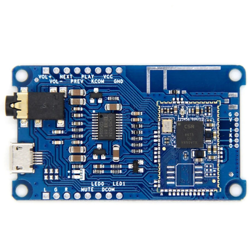Плата декодера CSR8675 Bluetooth V5.0 PCM5102A с низким энергопотреблением APTX/APTXLL/APTXHD без