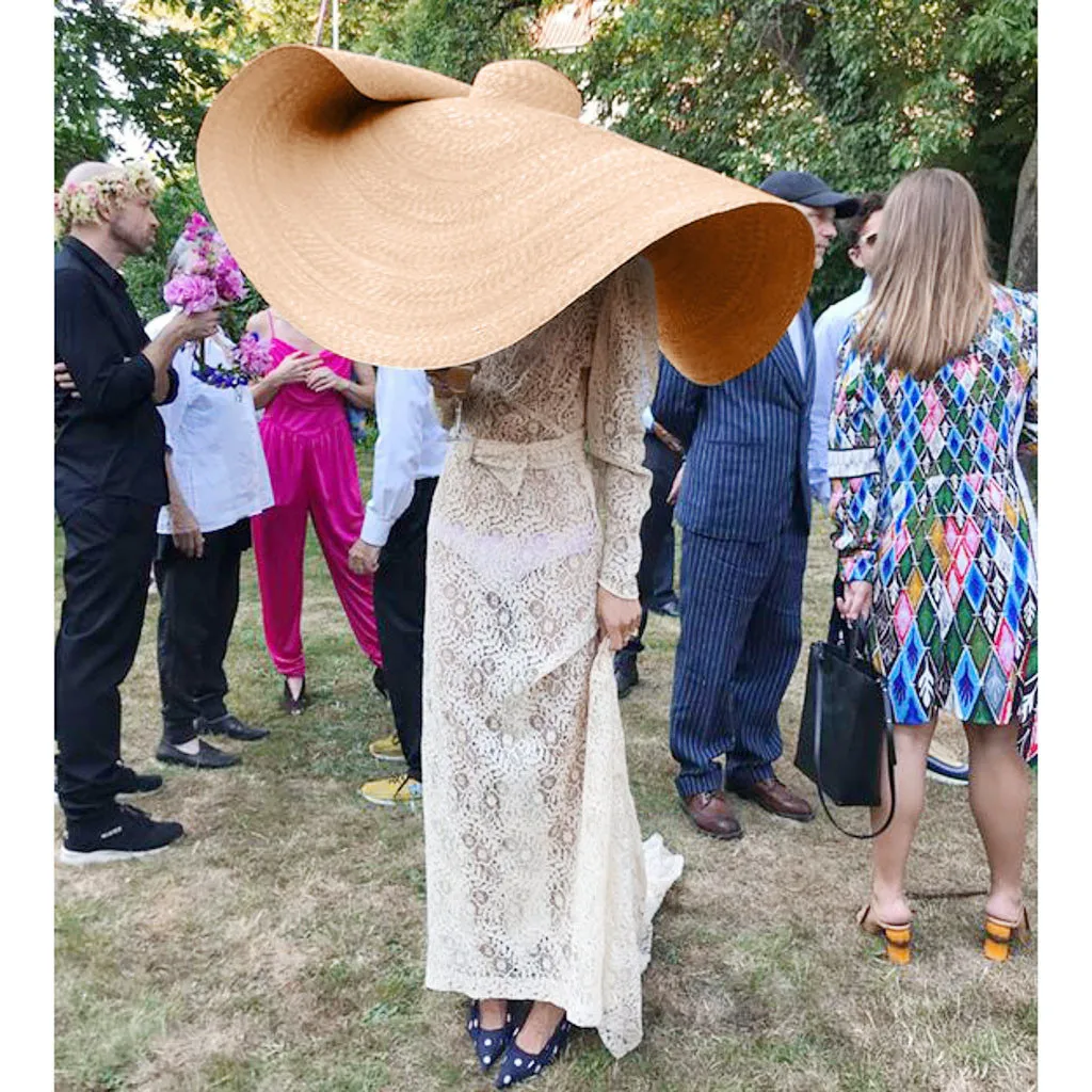 Пляжная шляпа от солнца с широкими полями 2019 женская модная Складная соломенная