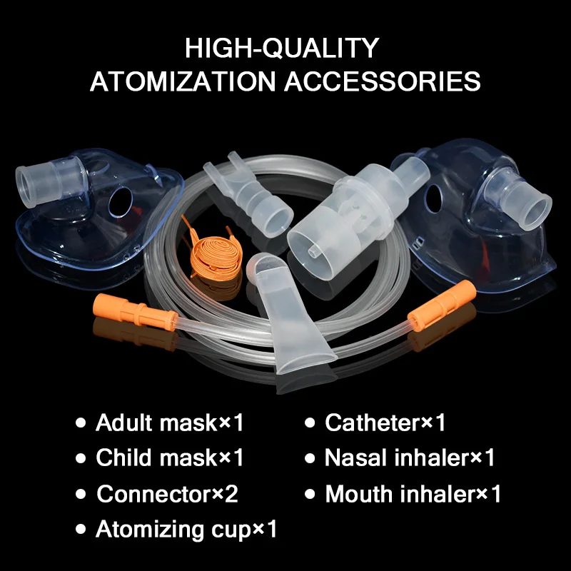 Медицинский Ингалятор в комплекте распылитель воздушный компрессор небулайзер