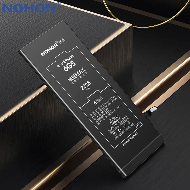 Оригинальный аккумулятор NOHON для iPhone 6S 6 7 5 батарея iPhone7 мобильный телефон