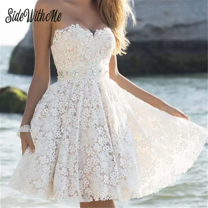 Женское мини платье с открытой спиной элегантное вечернее без бретелек