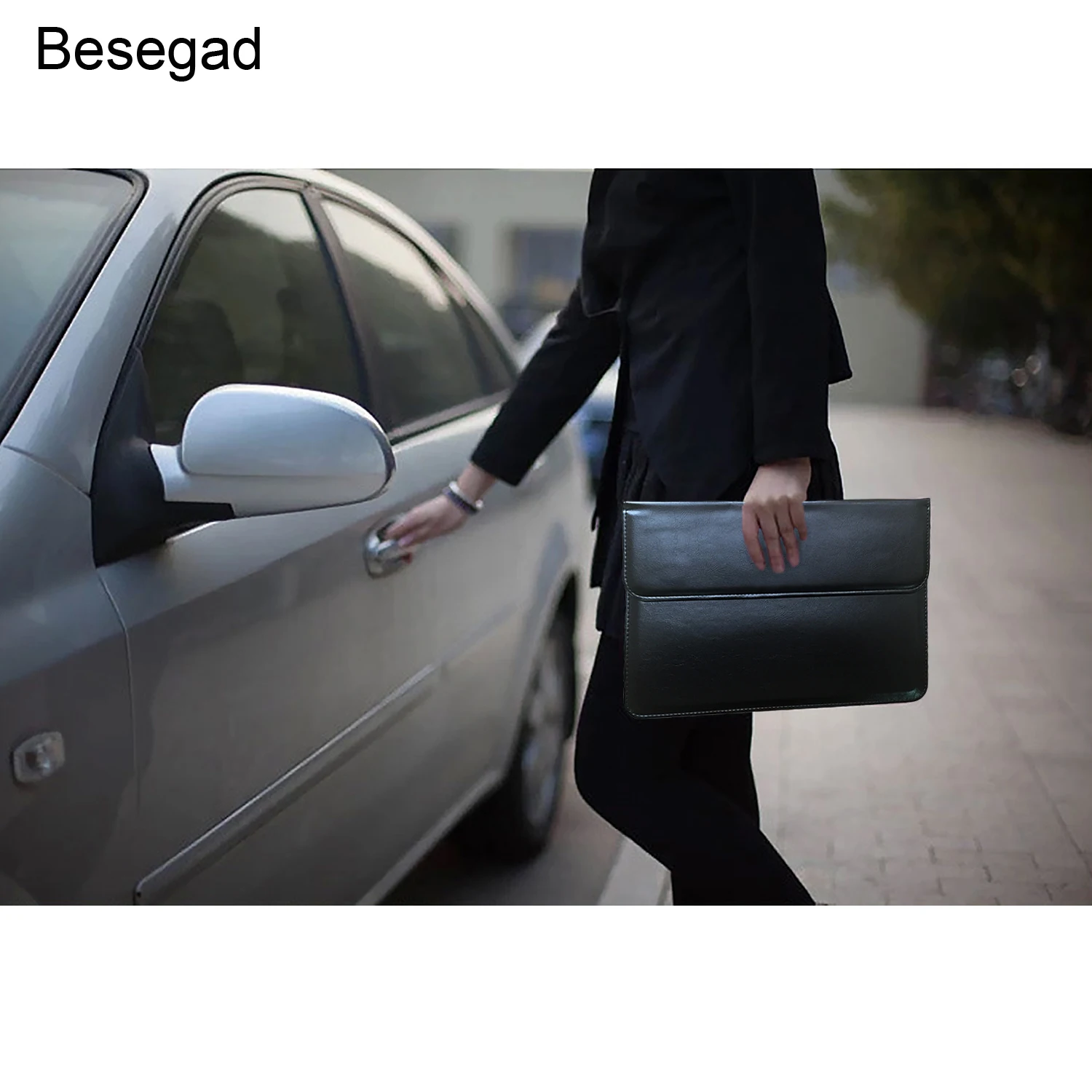 Износостойкий ударопрочный защитный чехол Besegad из искусственной кожи для