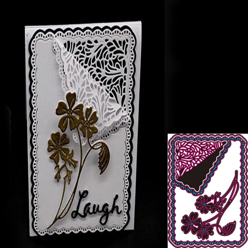 Поздравительные открытки металлические резные штампы для DIY скрапбукинга альбом