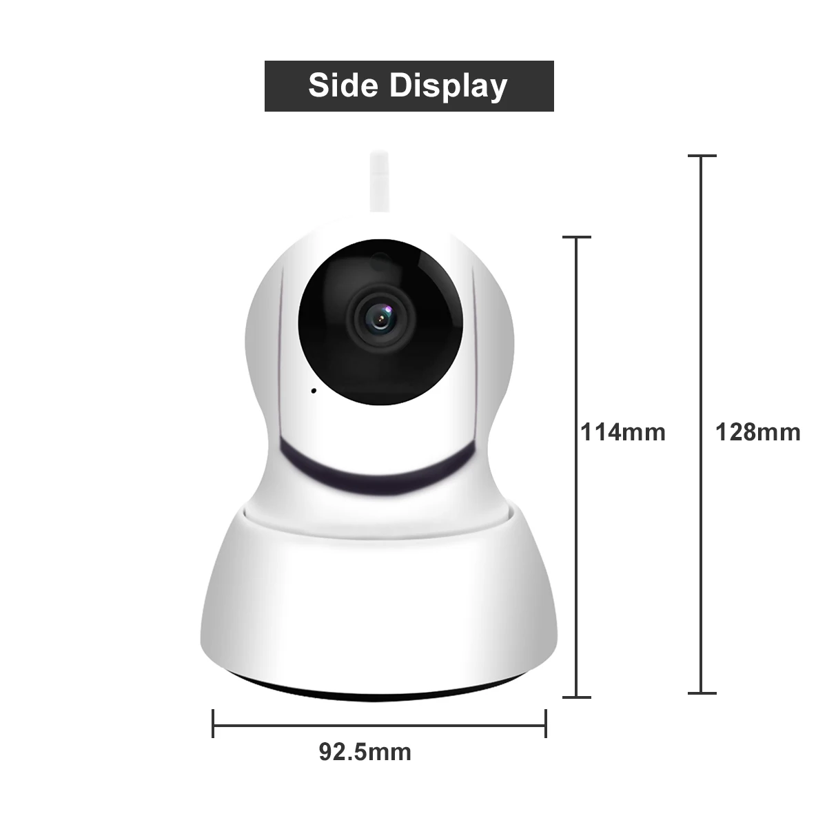 

1080P Wireless Smart Camera WIFI IP Camera 360 Angle Mobile View Night Vision Baby Monitor Two Way Audio Office Home Security