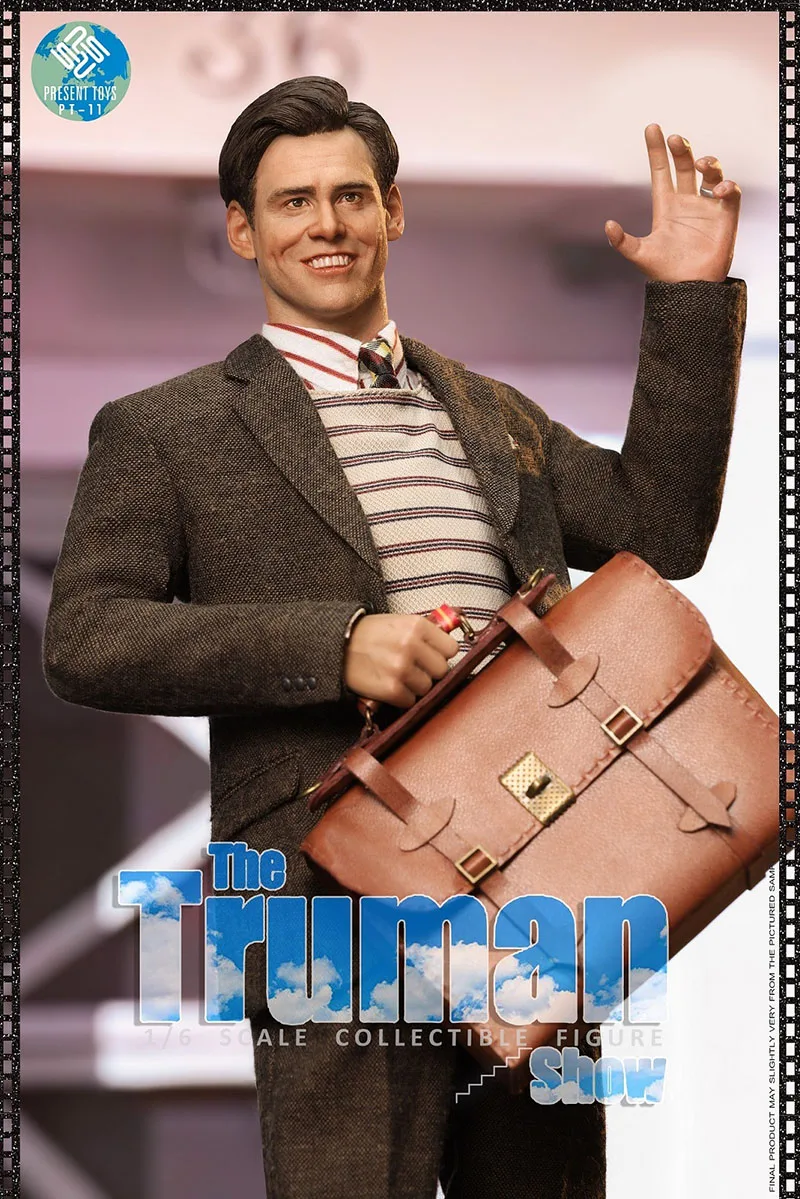 

1/6 PRESENT TOYS PT-sp11 Full Set The Truman Show Burbank 12'' Action Figure Doll For Collection