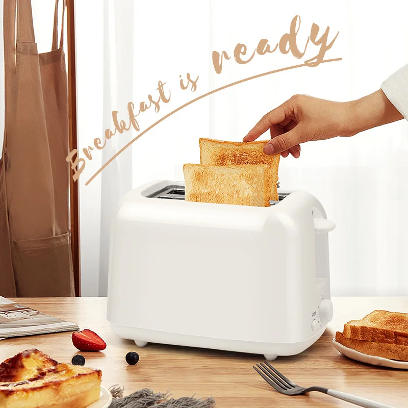 

Automatic Toaster 2-Slice Breakfast Sandwich Maker Baking Cooking Tool Fast Heating Bread Toaster Household Breakfast multifunct