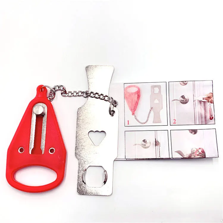 Портативный дверной замок ограничитель стопор из нержавеющей стали 304 скрытые