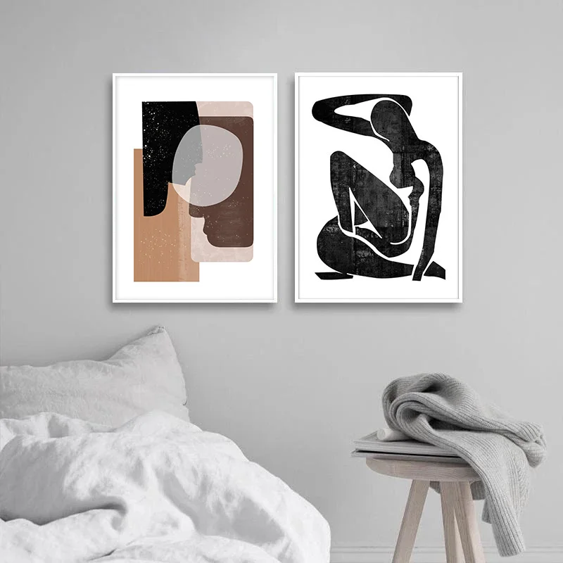Скандинавский современный художественный Рисунок геометрический абстрактный