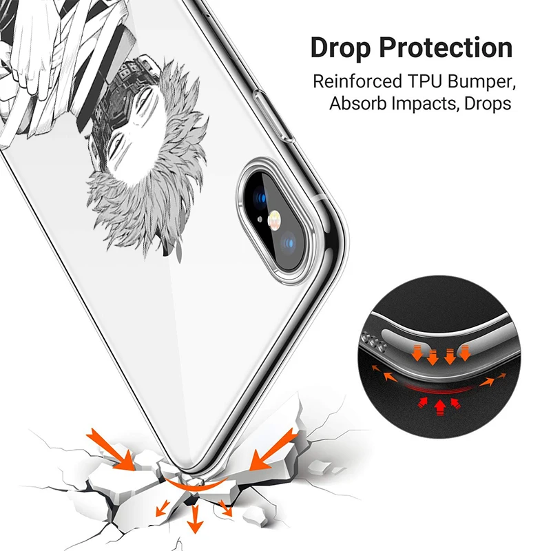 

My Hero Academia Deku Bakugou Anime Phone Case for Iphone 11 12 Pro 8 7 6 Plus XS MAX XR SE Boku No Hero Academia Coque Covers