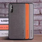 Чехол для Xiaomi Redmi 9A, роскошный чехол из текстильной кожи, мягкий ТПУ Жесткий ПК чехол для телефона xiaomi redmi 9a, чехол funda