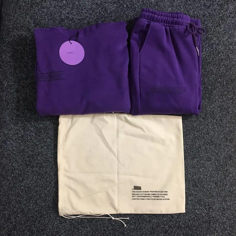 

Winter Woman Fashion Suit Luxury Brand Hooded Sweater + Trousers Letters Casual Colorful Suit Women