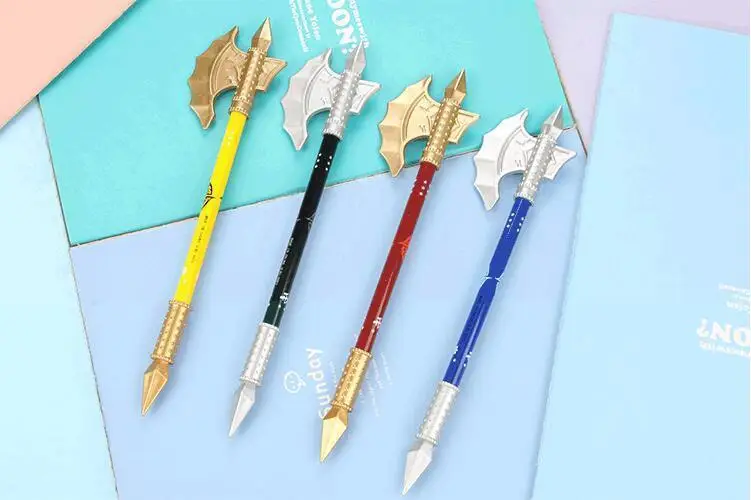 1 шт. Lytwtw канцелярские принадлежности офисная гелевая ручка для творчества школьные принадлежности ручка подарок оружие Прекрасный китайский стиль Дартс топор Винтаж