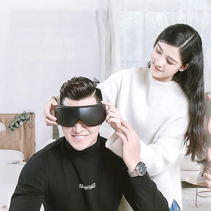Xiaomi массажер для глаз ISee4 складной электрический Давление воздуха перезаряжаемый Музыкальный беспроводной Вибрационный магнитный нагрев терапия массаж
