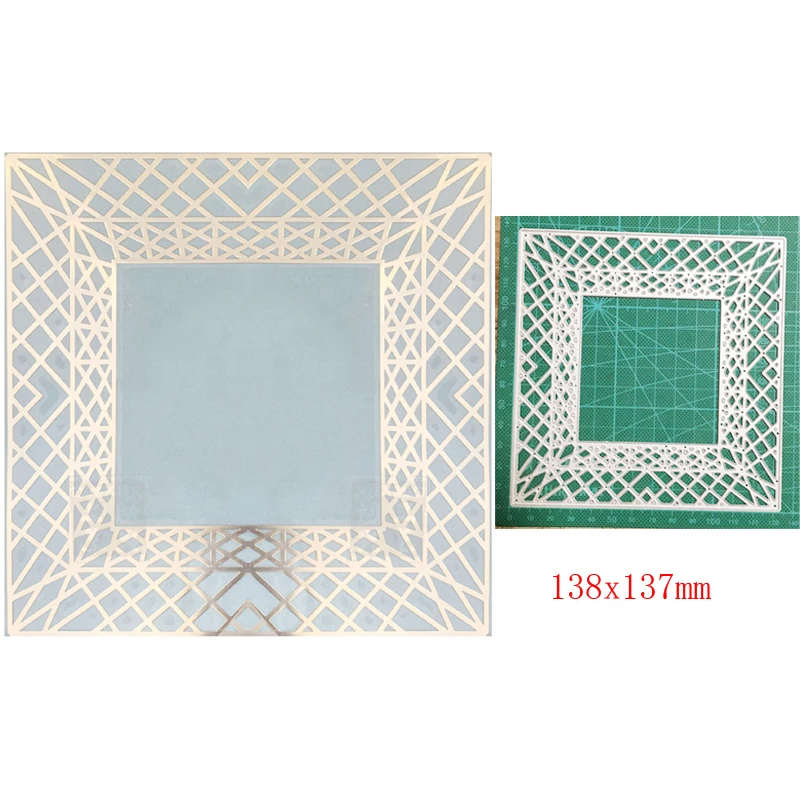 2021 новые металлические штампы тиснение рама для заднего фона Трафаретный