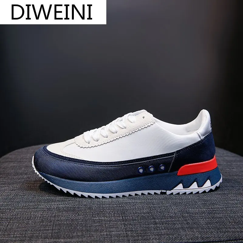 

Spring New Women Casual Shoes Lace-up Fashion Women Sneakers Platform Comfortable Walking Women's Vulcanized Shoes Zapatos Mujer