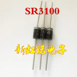 5Pcs/Lot New Original 3 A / 100 V SR3100 Schottky Diode Integrated circuit Triode In Stock