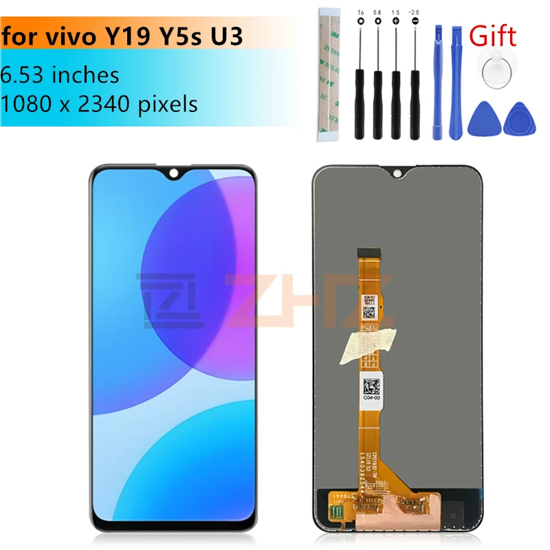 ДЛЯ vivo Y19 lcd y5s дисплей u3 кодирующий преобразователь сенсорного экрана в сборе y19
