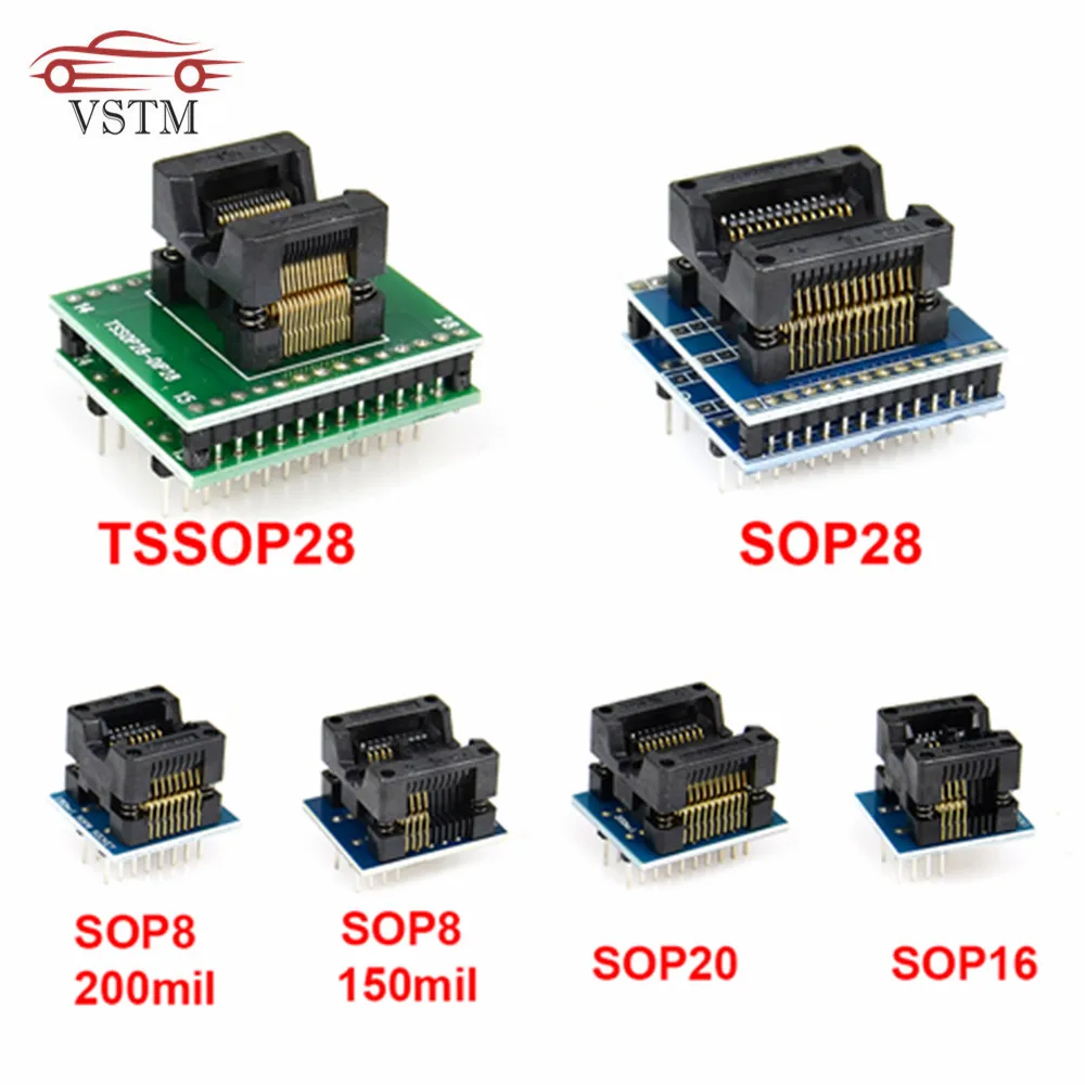 Адаптер 6 шт. TSSOP28 SSOP28 SOP28 DIP28 SOP20 SOP16 SOP8 150 мил 200 К DIP8 совместимый адаптер tssop20 ssop20 tssop8