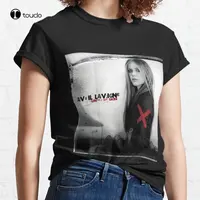 Avril Lavigne - Under My Skin Classic T-Shirt Tee Shirt Womens Crewneck Tshirt