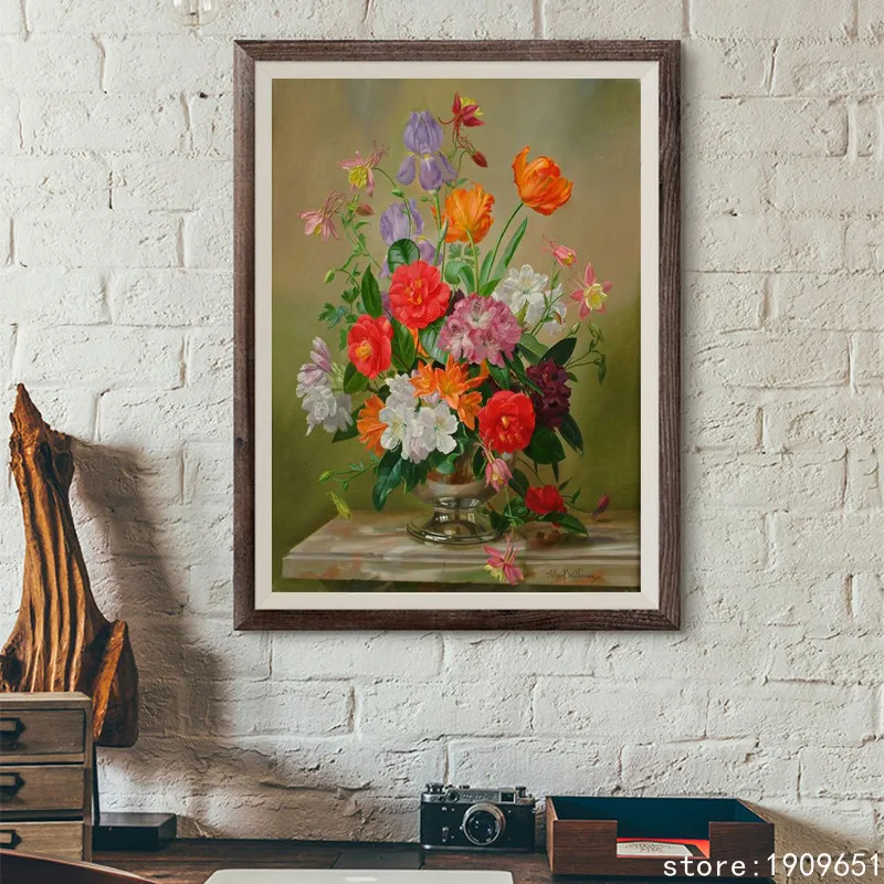 

cotton no frame HD still life flowers scenery canvas printings oil painting printed on cotton home wall art decoration pictures