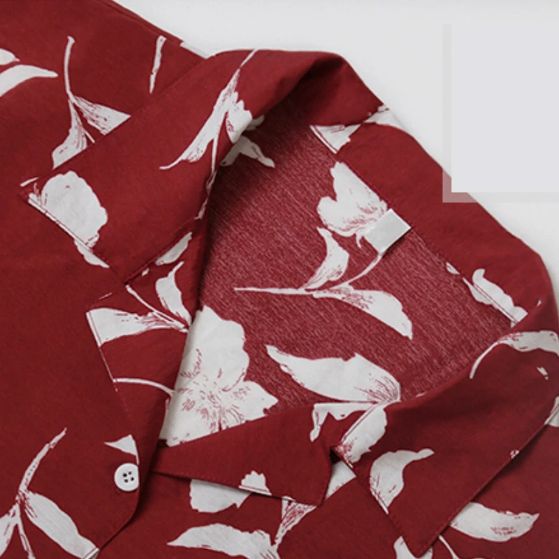 

Shirts Women Chiffon Short Sleeve Thin Printed Oversize Soft Blouse Loose Casual Chic Korean Style Chic Hot Harajuku Streetwear