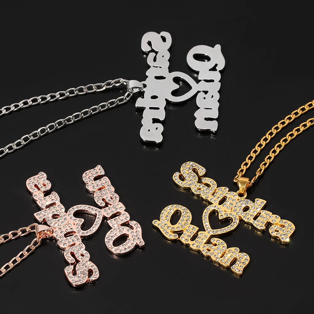 Ожерелье чокер с двойным именем и надписью на заказ|Индивидуальные Ожерелья| |