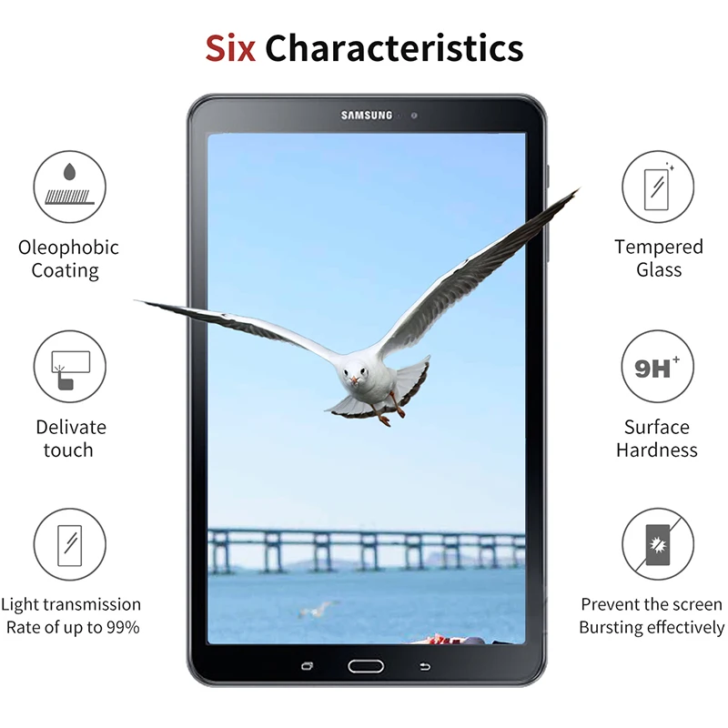 Защитная пленка из закаленного стекла для 2016 Samsung Galaxy Tab A 10 1 SM T580 T585 T587