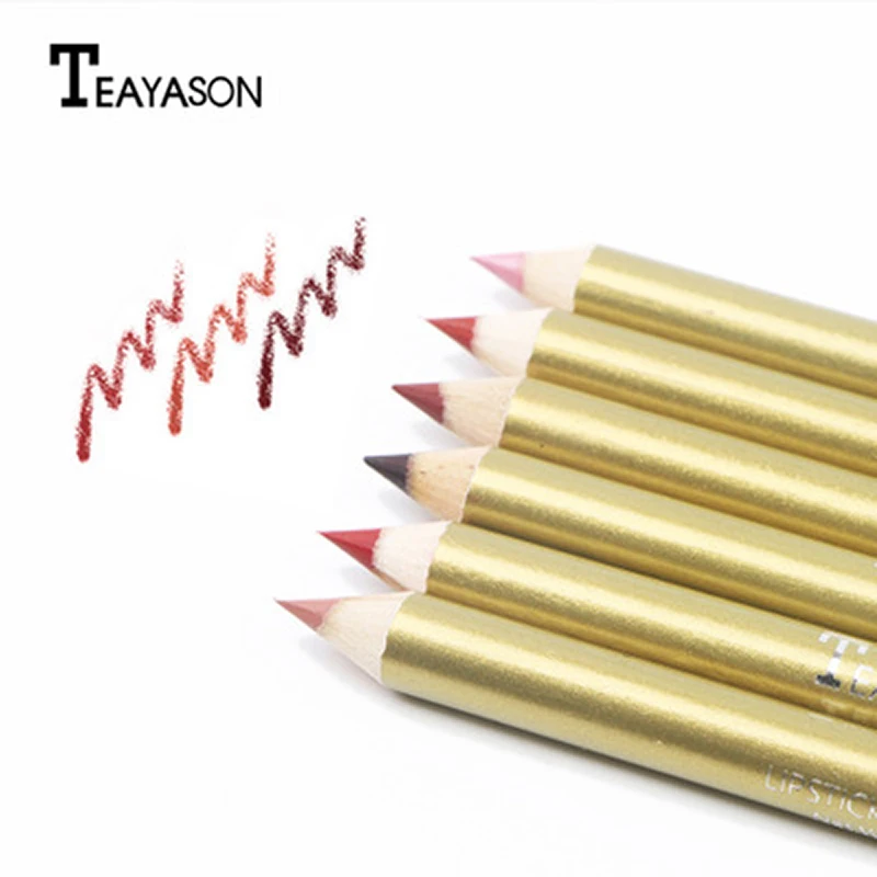 

Cosmetics Matte Lip Liner Long Lasting Waterproof Vampire Naked Pink Red Lipstick Pencil Professional Makeup Wholesale Hot Sale