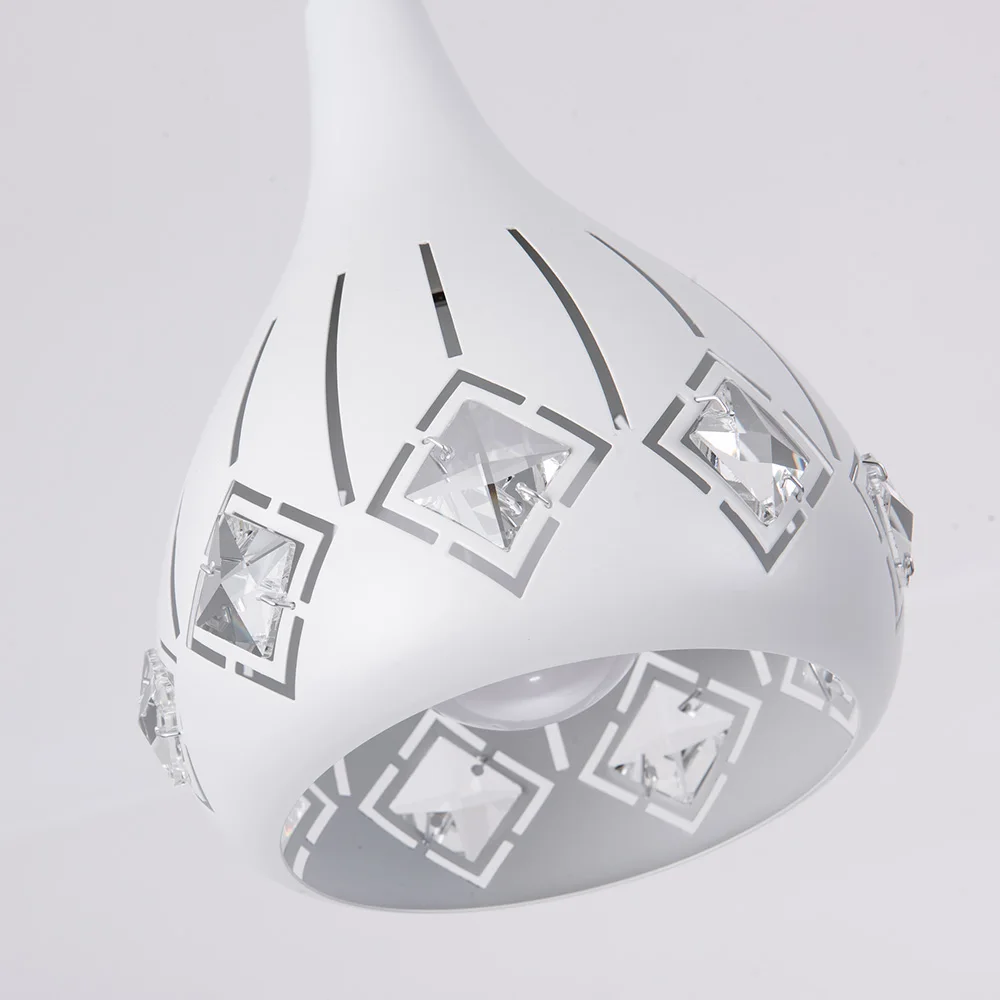 Подвесной светильник с кристаллами в скандинавском стиле E27 E26 светодиодный