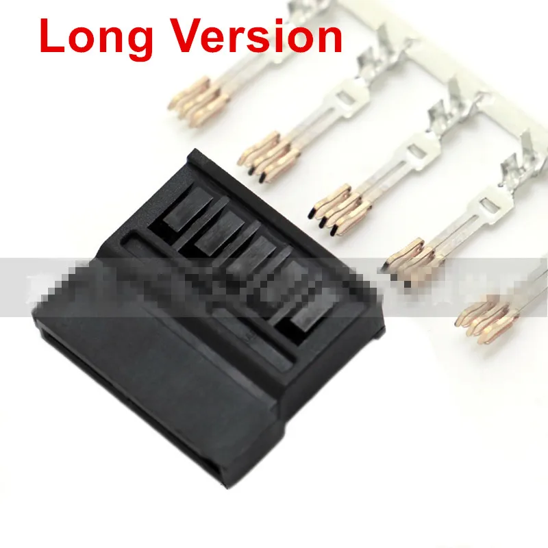 10 компл./Лот Черный IDE HDD sata силовой Штекерный разъем с медной клеммой