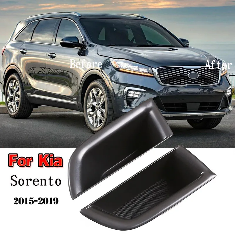 Ящик для хранения на переднюю дверь из АБС пластика подлокотник салона Kia Sorento 2015