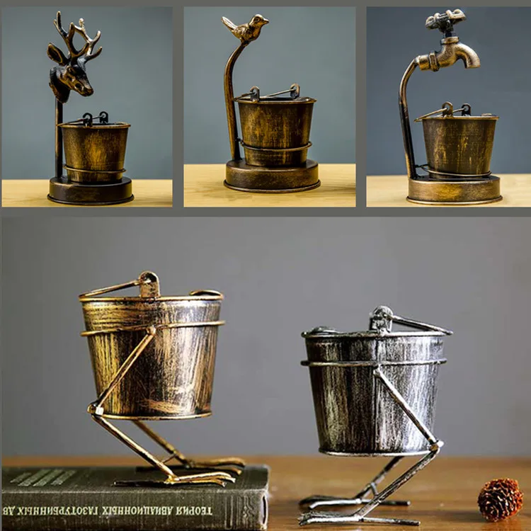 Новая популярная креативная пепельница из кованого железа для дома Настольная