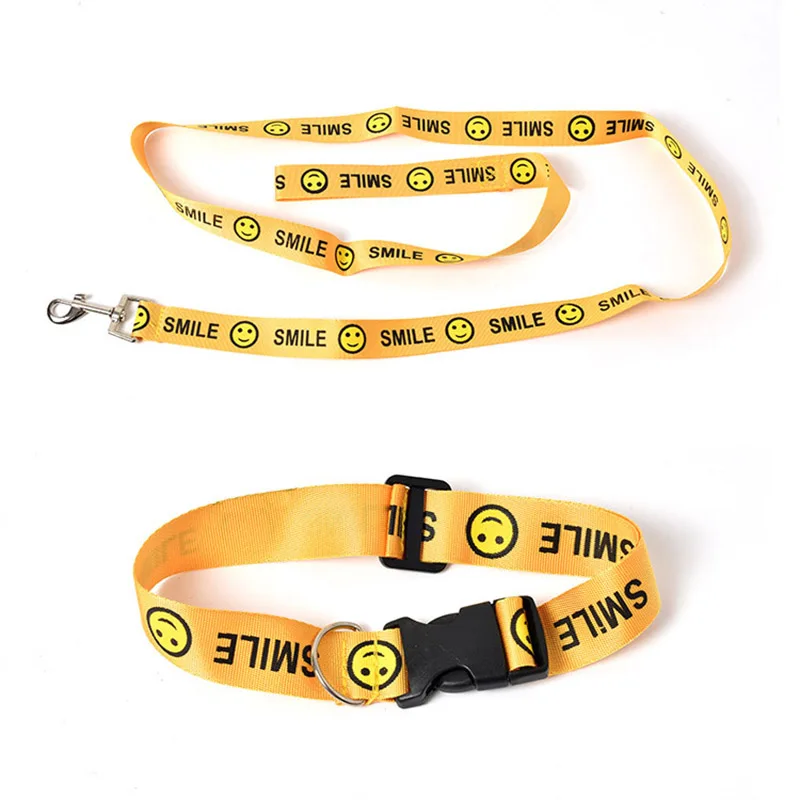 Ошейник для собак модный базовый нейлоновый ошейник с быстрой пряжкой поводок