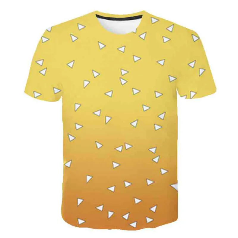 3D демон убийца одежда для малышей kimetsu Детская футболка Графический Футболка