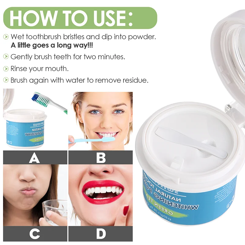 7 ароматизированных отбеливающих средств для гигиены полости рта белая