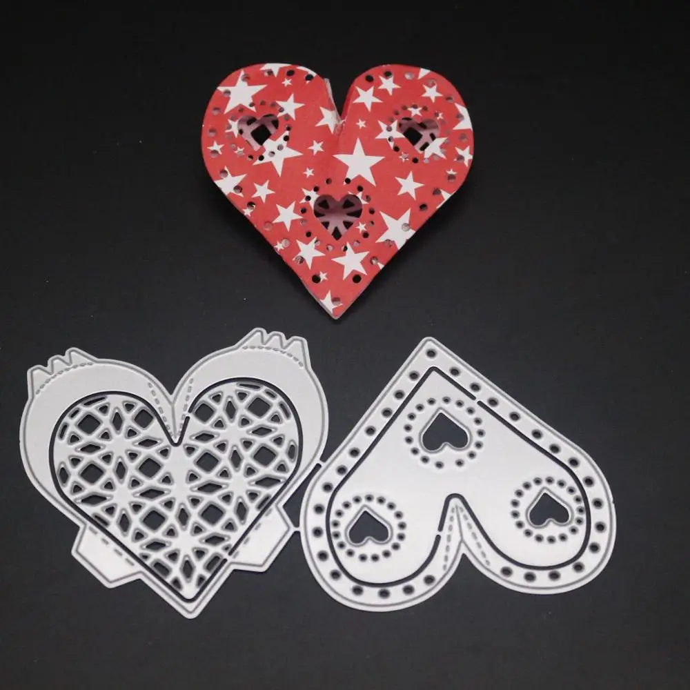 

ZhuoAng 3D love body Cutting Mold DIY Scrapbook Album Decoration Supplies Clear Stamp DIY Paper Card