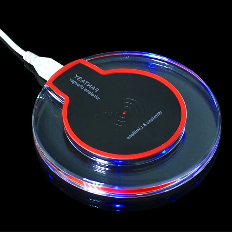 Беспроводное зарядное устройство Qi зарядная панель адаптер для мобильного