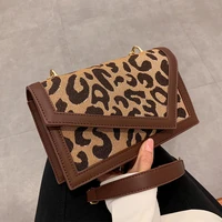 fashionable leopard shoulder bags for women handbags 2021 designer luxury crossbody bags girls new flap messenger bag sac a main