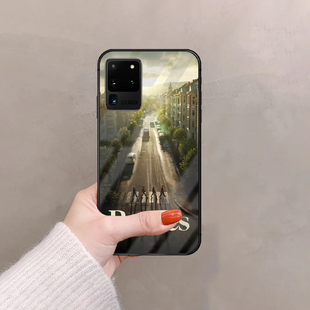 

Beatle Band Phone Tempered Glass Case Cover For Samsung Galaxy S Note 8 9 10 20 21 FE E Plus Uitra Waterproof Trend Cover