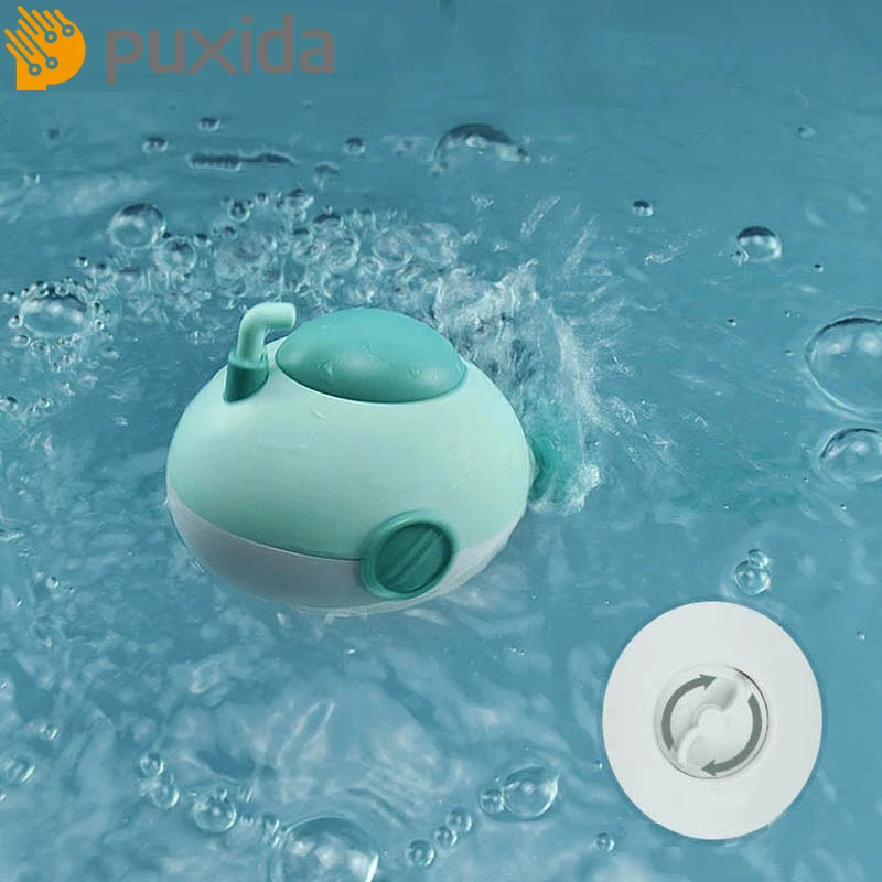 

Лидер продаж, милая подводная лодка PUXIDA в форме бассейна или ванной, идеальная безопасная подводная лодка для детей 18 + месяцев, батарея не н...