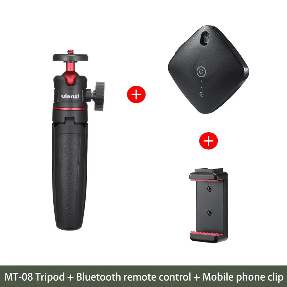 Ulanzi продлить Полюс Мини штатив монопод ручка Холодный башмак для Gopro 8/7/6/5 DSLR Камера штатива DJI OSMO экшн карман - Цвет: Kit 2