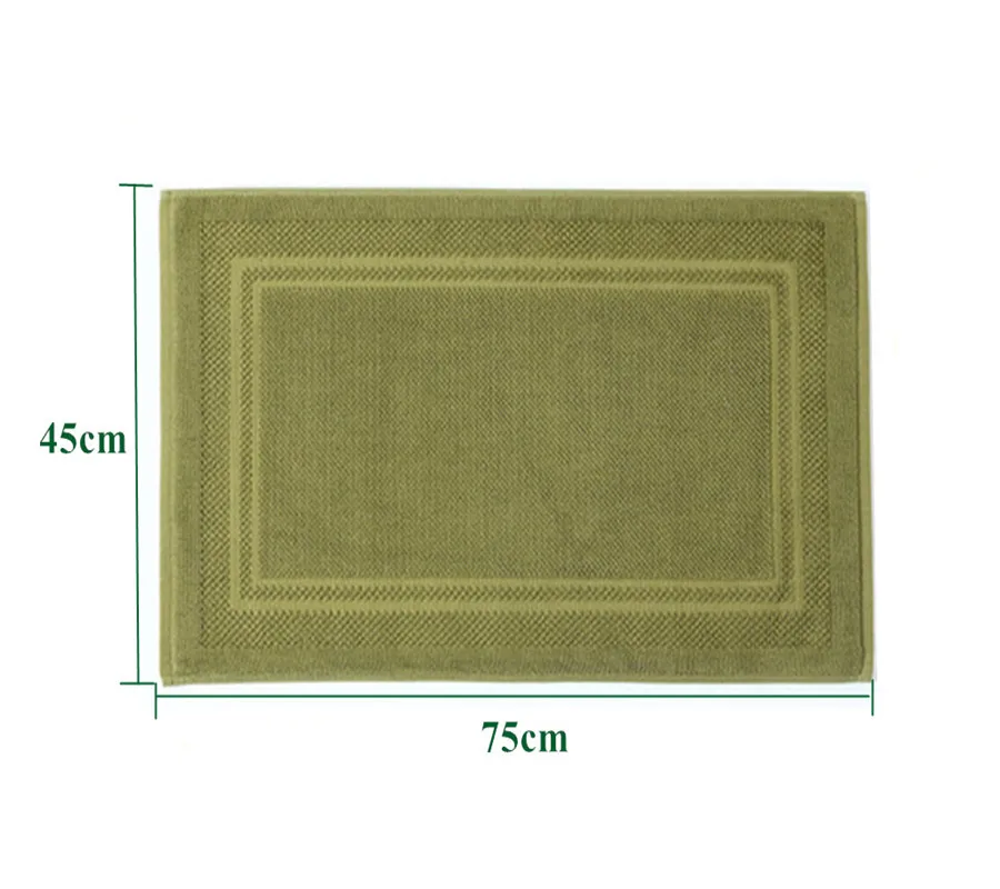 jacquar cotton floor towel ant slip hotel spa beauty bath mat for floor entrance doormat toilet bathtub absorbent bathroom mat free global shipping