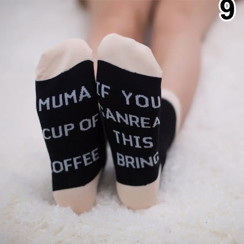 1 пара носков с надписью если вы можете прочитать эту дышащую Эластичность для