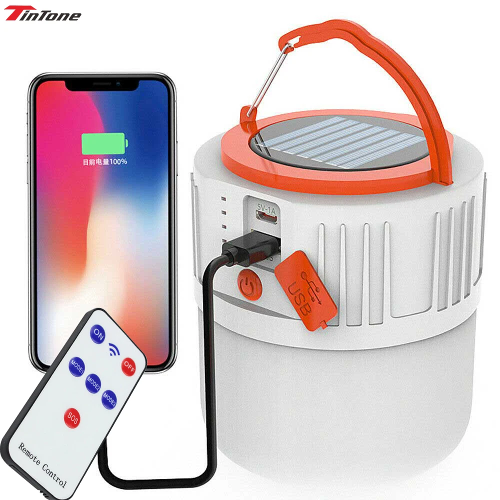 Переносной Фонарь на солнечной батарее Рабочая лампа суперъяркий светильник для