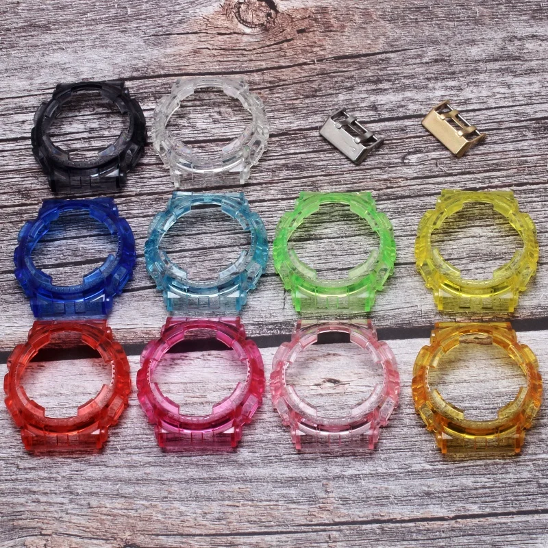 GA110 серия ремешок чехол для часов GSHOCK Смола прозрачный Casio аксессуары наручных GA100