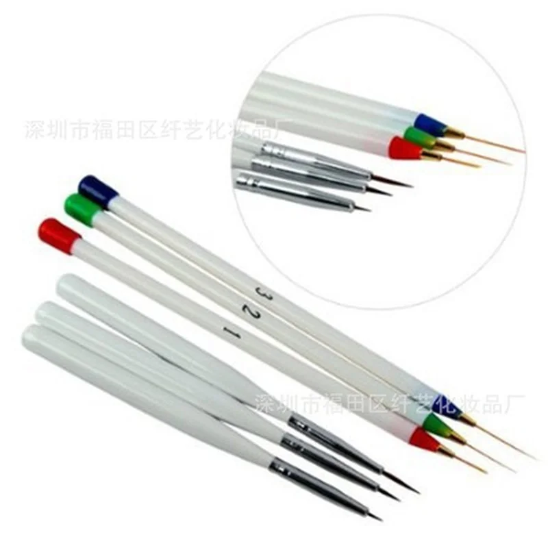 6 шт. кисточки для дизайна ногтей|Кисти ногтей| |