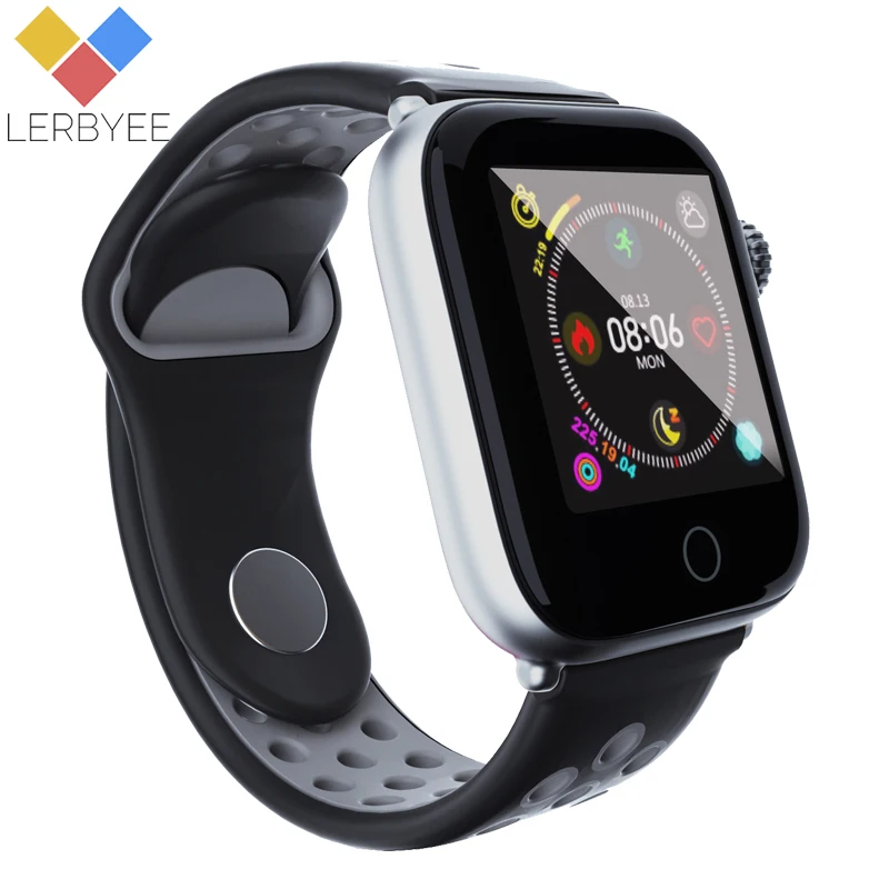 Lerbyee Z7Smart часы сенсорный экран Bluetooth браслет сердечного ритма кровяное давление