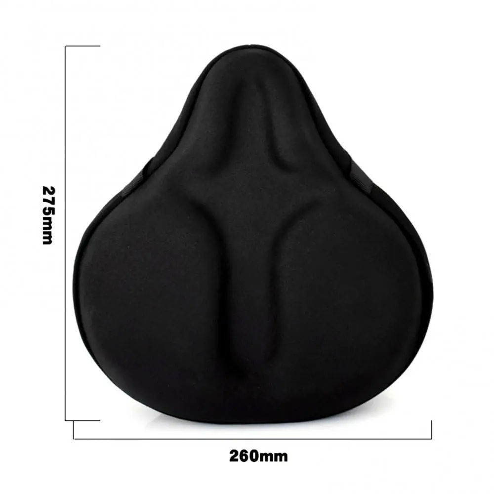 

Exercise Bike Seat Gel Cushion Cover Parts Ergonomic design For Large Wide Bicycle Saddle Pad Cycling Riding Accessories Part