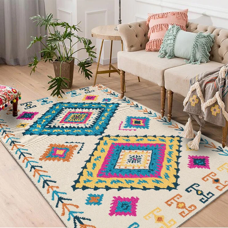 Bohemia Carpets For Living Room Moroccan Bedroom Rug Large Sofa Coffee Table Floor Mat Modern Home Customized Rugs And | Дом и сад